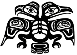 Logo of Haida Child and Family, Haida Art and Name of the Organisation